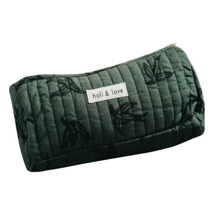 Bird Print Pouch | Grün- Produktbild Nr. 0