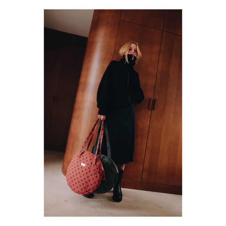 Heart Print Shoulder Bag | Rot- Produktbild Nr. 2