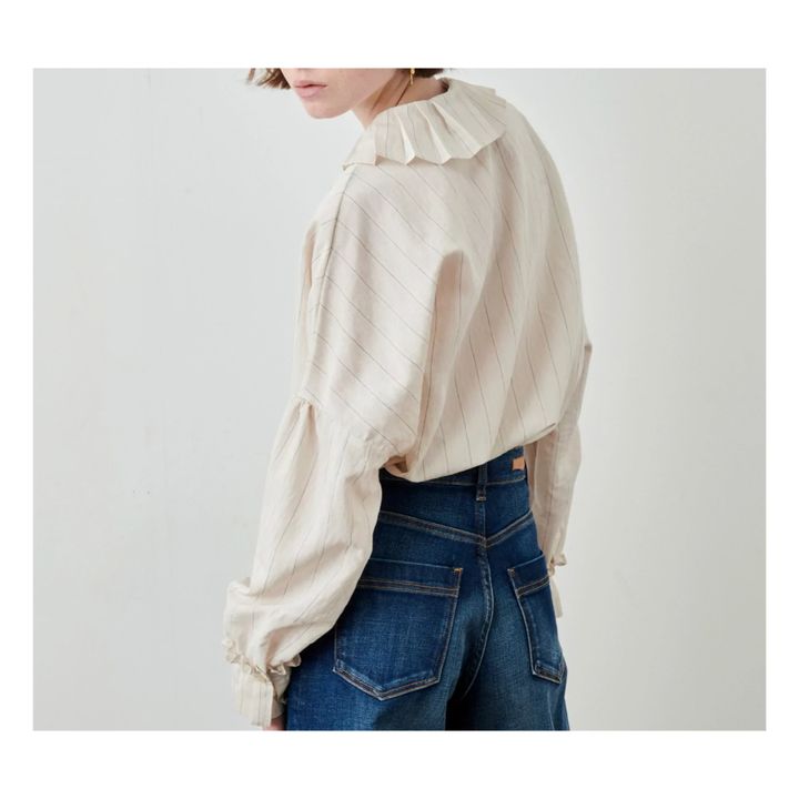 Ceciliette Striped Shirt | Seidenfarben- Produktbild Nr. 5