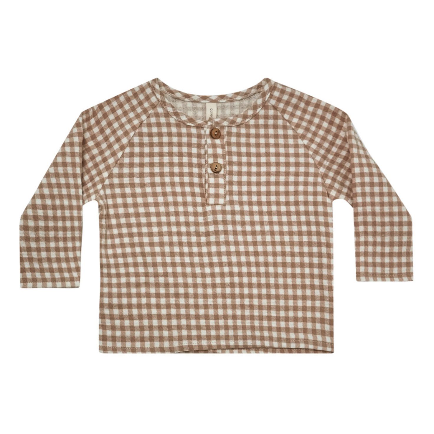 Camiseta de gasa de algodón orgánico Zion | Chocolate- Imagen del producto n°0