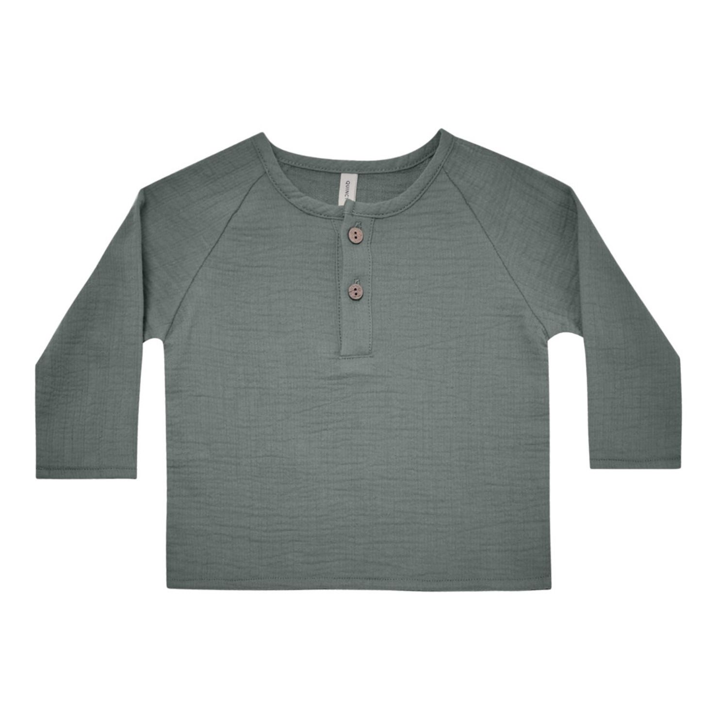 Zion Organic Cotton Muslin T-shirt | Dunkelgrau- Produktbild Nr. 0