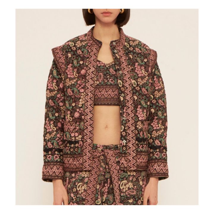 Helena Jacquard Jacket | Negro- Imagen del producto n°3