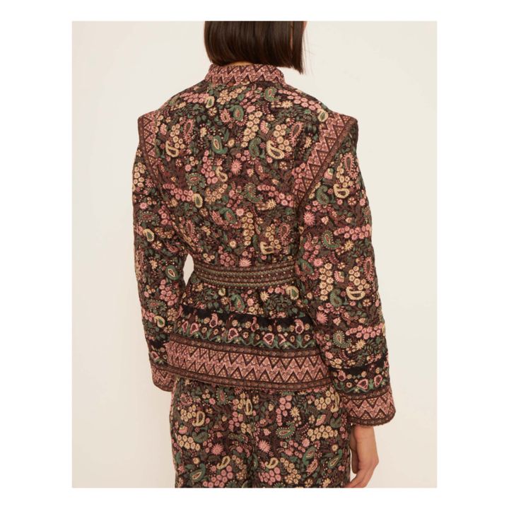 Helena Jacquard Jacket | Negro- Imagen del producto n°5