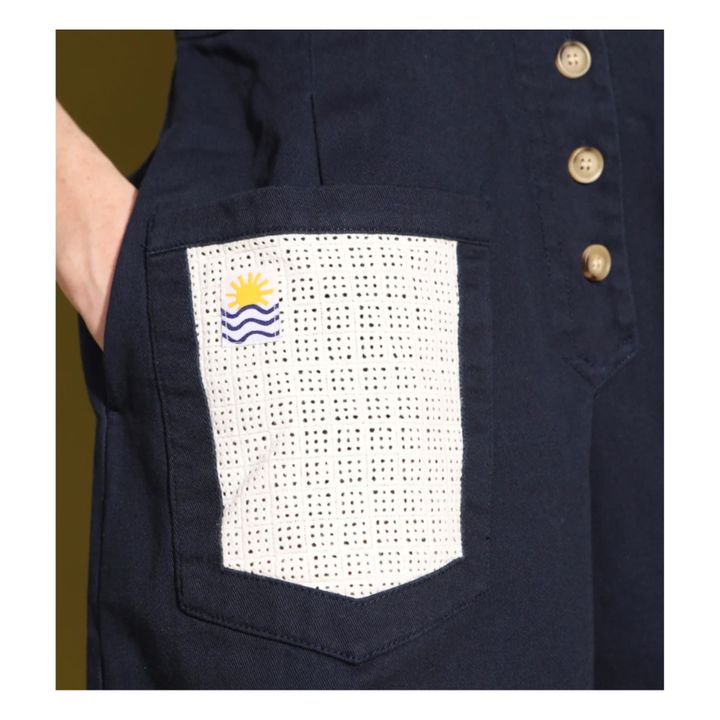 Gilbert Playsuit | Blu marino- Immagine del prodotto n°4