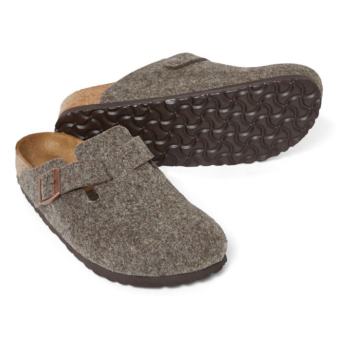 Sabots Boston Laine - Collection Adulte | Chocolat- Image produit n°1