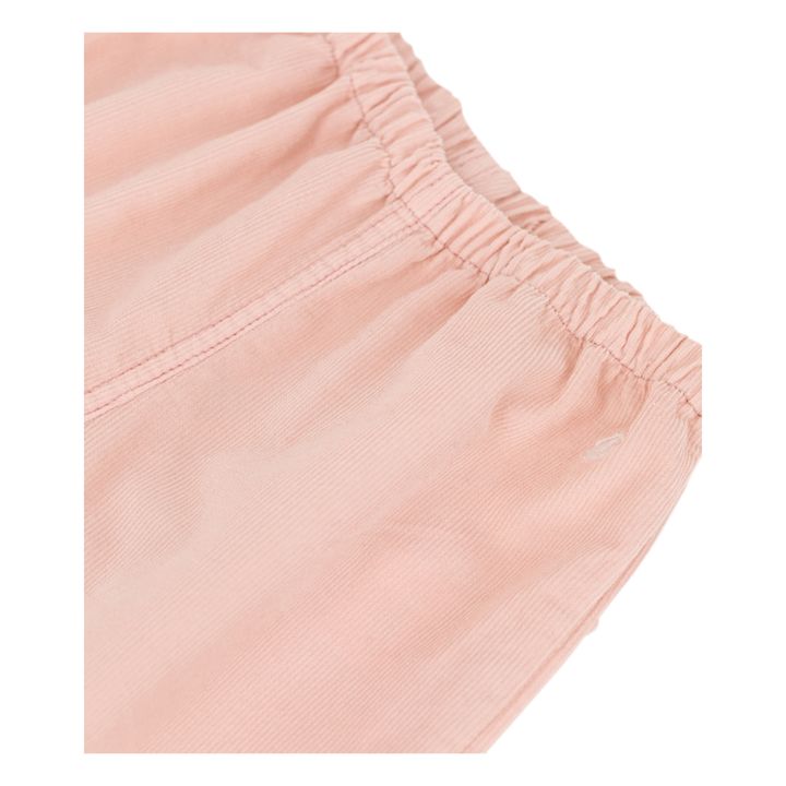 Velours-Hose aus Bio-Baumwolle Caramba | Rosa- Produktbild Nr. 1