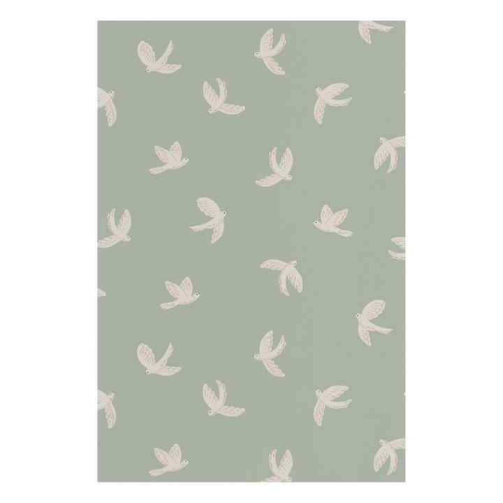 Rouleau de papier-peint Isidore | Vert céladon- Image produit n°1