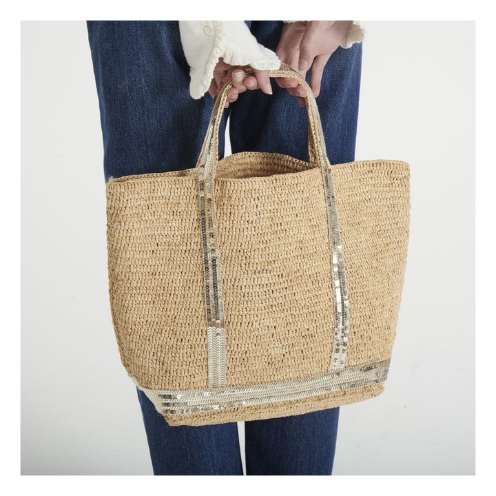 Shopper Medium mit Pailletten | Gold- Produktbild Nr. 1