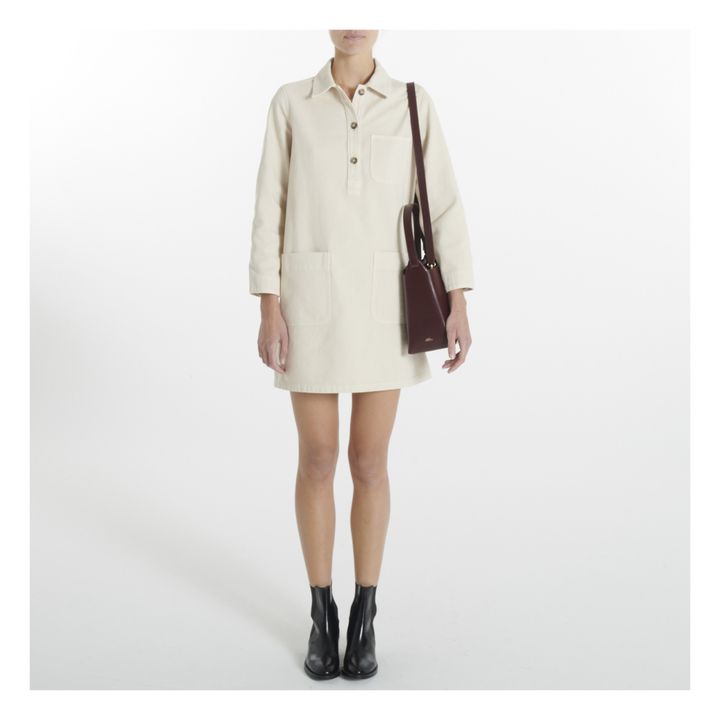 Aurelia Dress | Ecru- Immagine del prodotto n°1