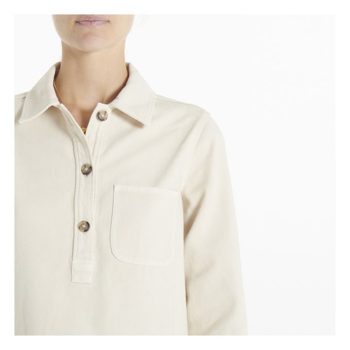 Aurelia Dress | Ecru- Immagine del prodotto n°3