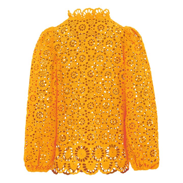 Abna Organic Cotton Blouse | Orange- Produktbild Nr. 4