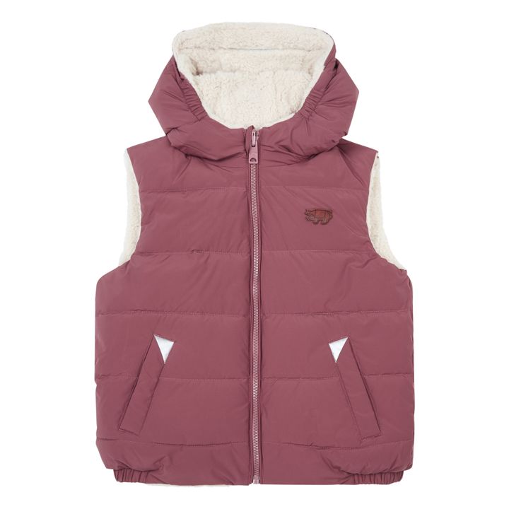 Recycled Polyester Puffer Vest | Rosa Viejo- Imagen del producto n°0