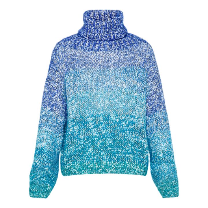 Mohair and Organic Cotton Jumper | Blue- Product image n°0