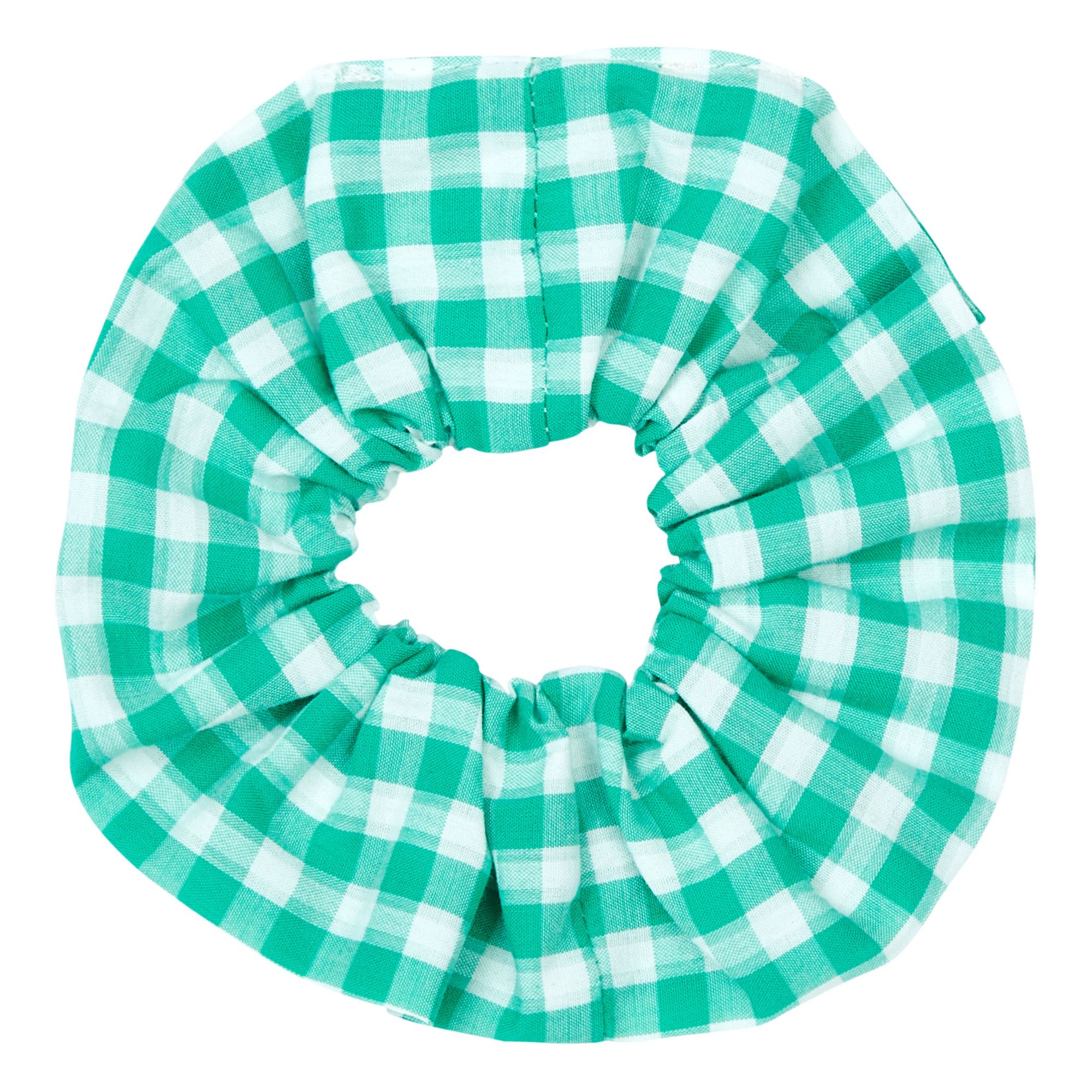 Checked Scrunchie | Verde- Immagine del prodotto n°0