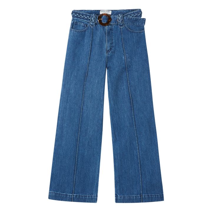 Jean Taille Haute Coton Bio - Collection Femme | Denim- Image produit n°1