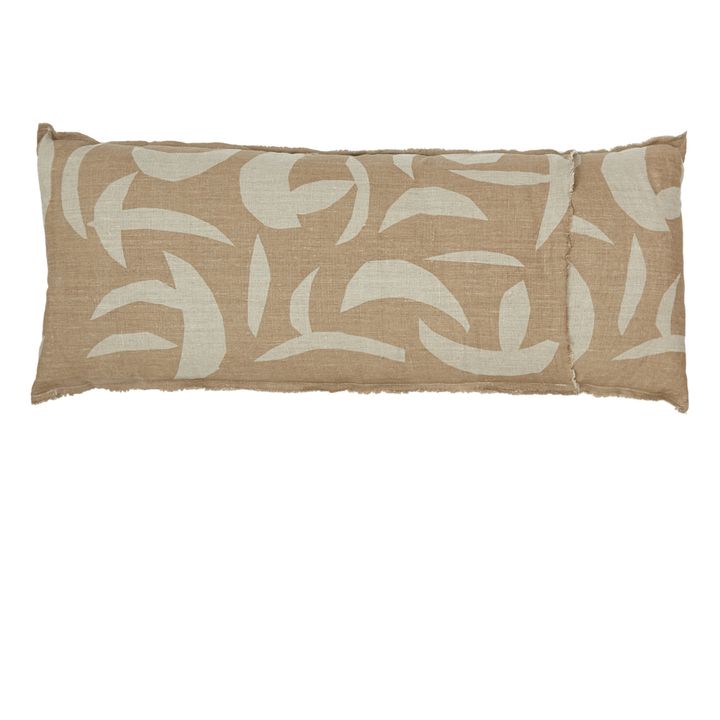 Coussin Carob rectangulaire en lin- Image produit n°2
