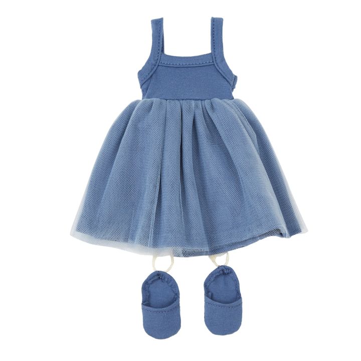 Rosella Tutu and Slippers for Amigas Dolls | Blue- Product image n°0