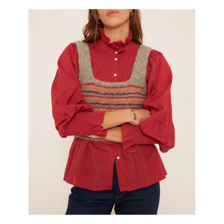 Top Yuyu Laine Alpaga | Gris- Image produit n°2