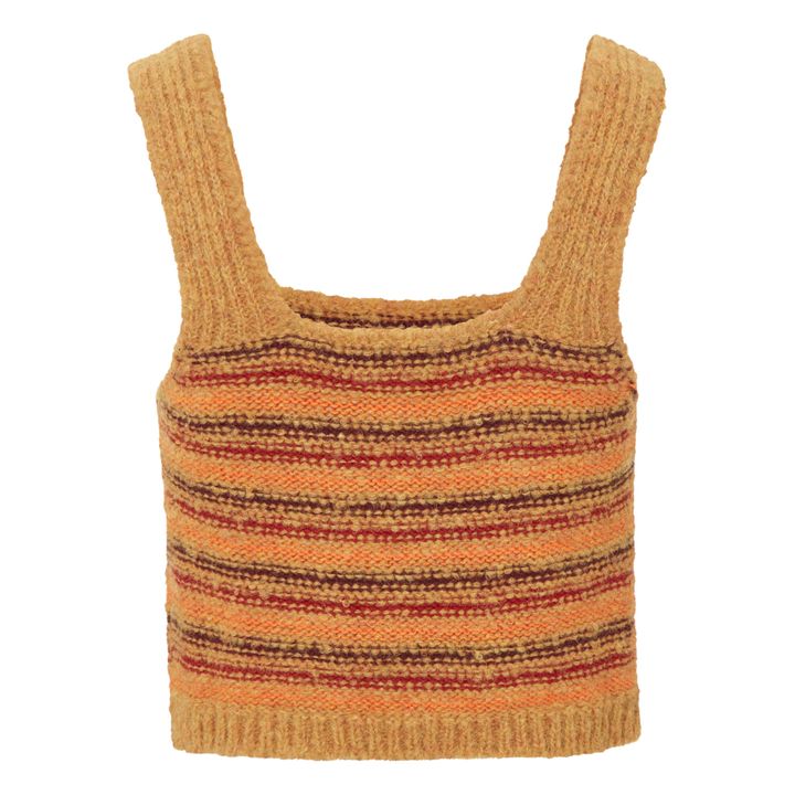 Yuyu Wool and Alpaca Top | Rostfarben- Produktbild Nr. 5