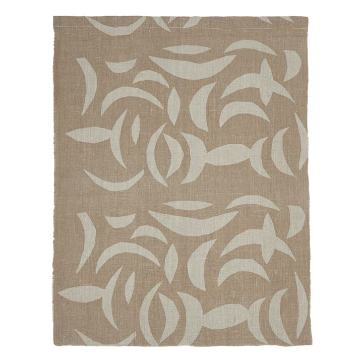 Adorno de pared de lino Carob- Imagen del producto n°4