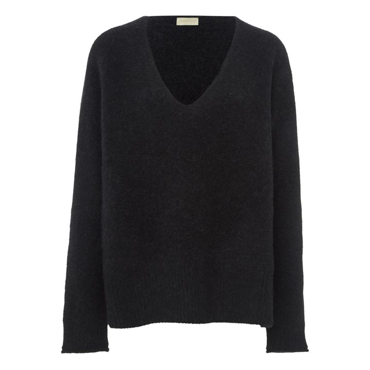Ostrya Baby Alpaca Jumper | Nero- Immagine del prodotto n°0