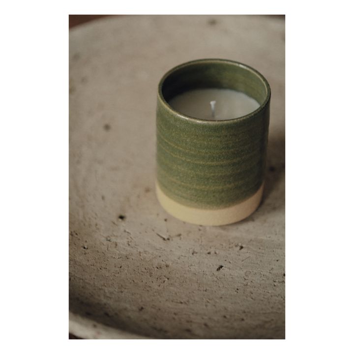 Bougie Suzanne Cèdre du Liban - 240 g | Vert- Image produit n°1