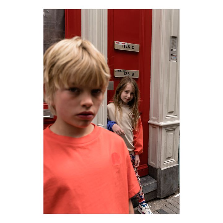 Sudadera Color Block | Beige- Imagen del producto n°4