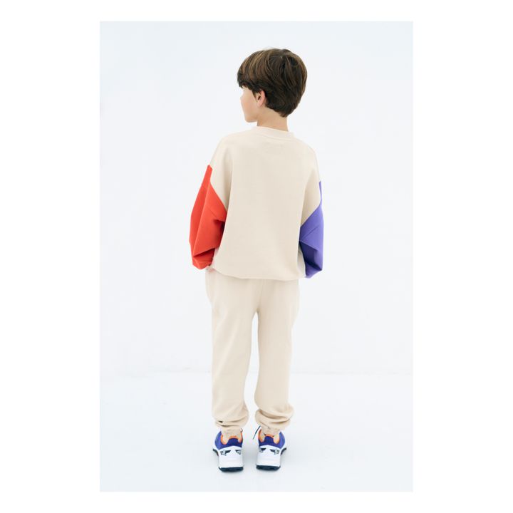 Sudadera Color Block | Beige- Imagen del producto n°8