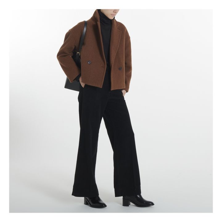 Woollen Roll Neck Top | Negro- Imagen del producto n°1
