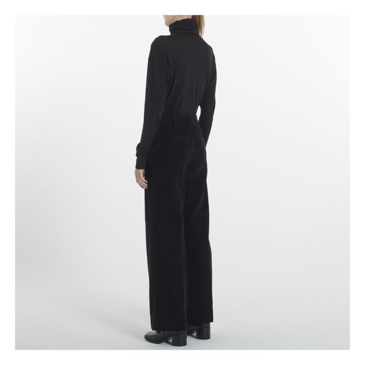 Woollen Roll Neck Top | Negro- Imagen del producto n°3