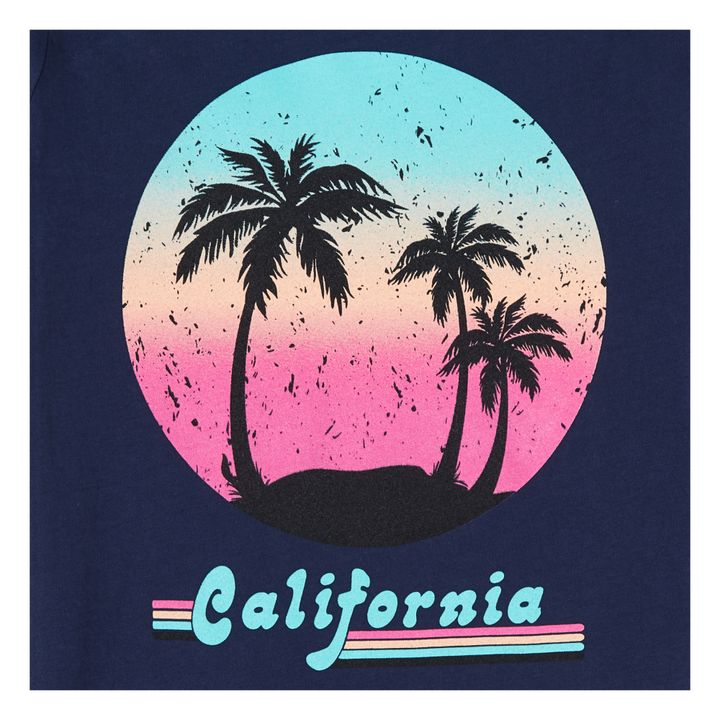 T-shirt Sunset | Bleu marine- Image produit n°1