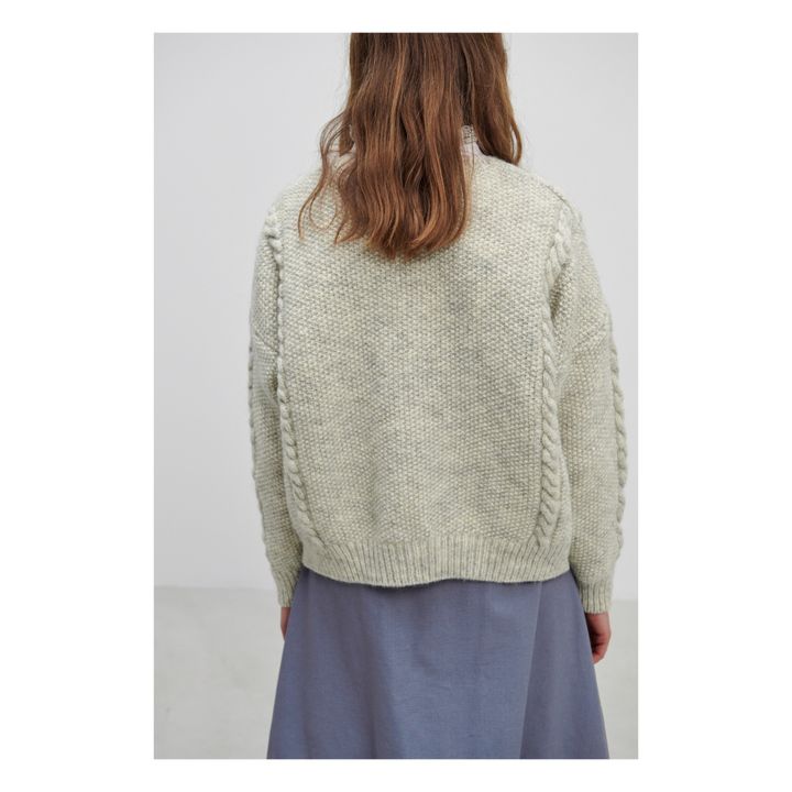 Magda Wool Cardigan | Sabbia- Immagine del prodotto n°2