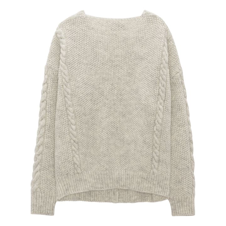 Magda Wool Cardigan | Sabbia- Immagine del prodotto n°3