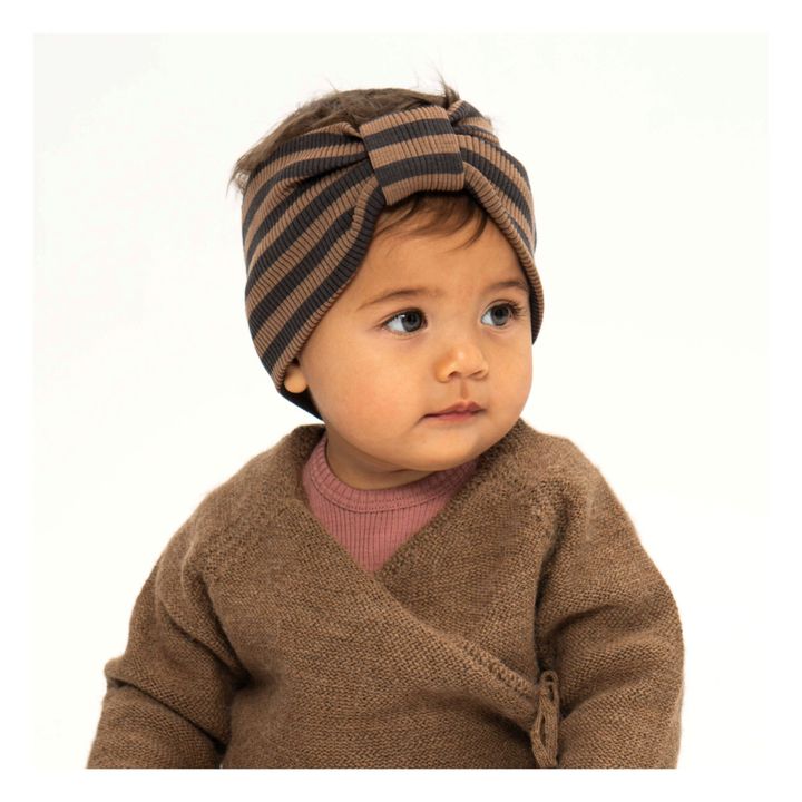 Koala Alpaca Wool Wrap Over Jumper | Camel- Product image n°2