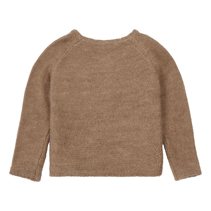 Koala Alpaca Wool Wrap Over Jumper | Camel- Product image n°3