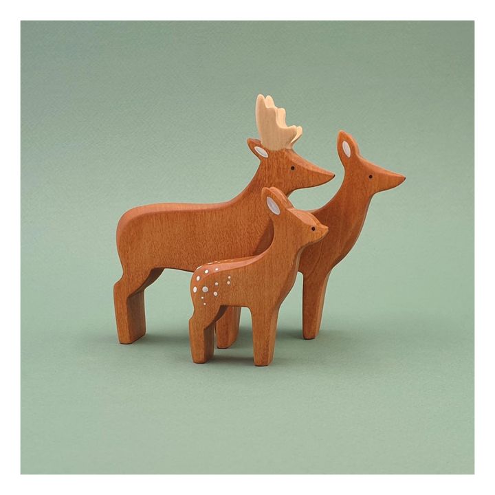 Figurine en bois Faon- Product image n°1