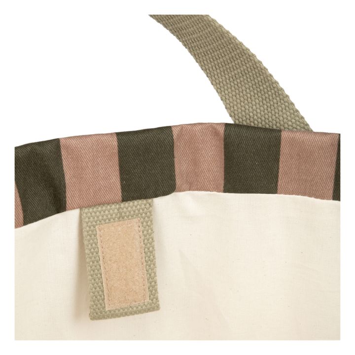 Panier de rangement Majestic en coton bio | Vert- Image produit n°5