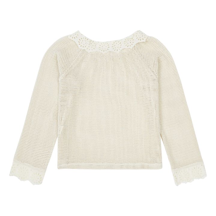 Märya Crochet Blouse | Ecru- Product image n°6