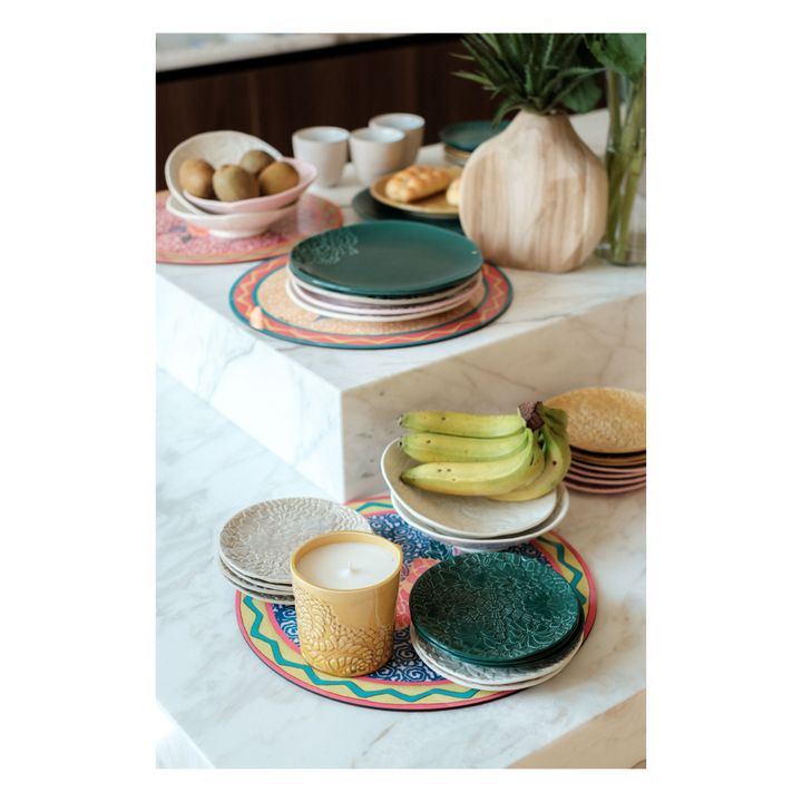 Blanca Tatoo Lace Plates - Set of 2 | Jade- Product image n°4