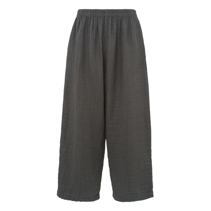 Lantern Cotton and Linen Trousers | Grau- Produktbild Nr. 0