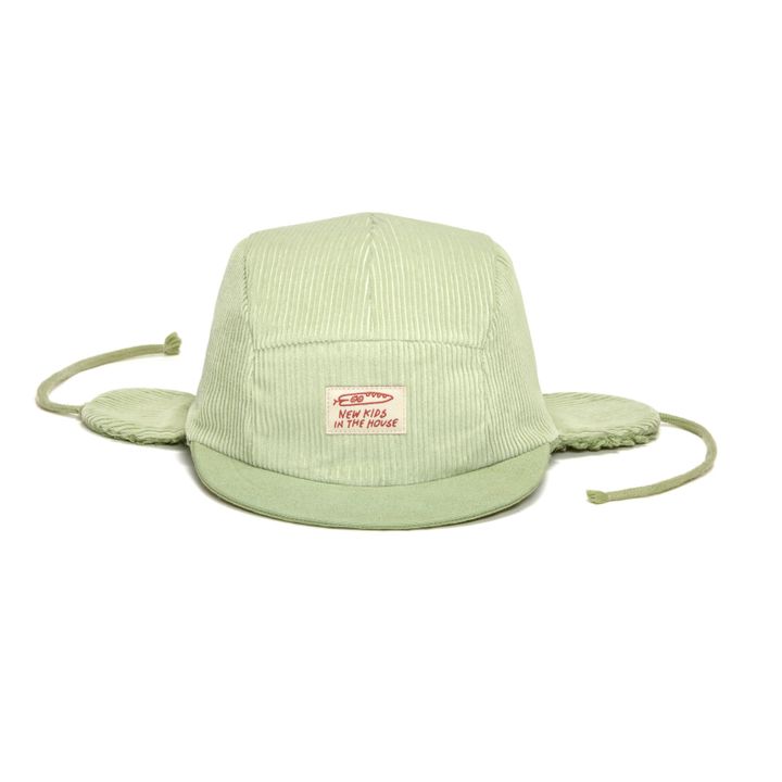 Gefütterte Kappe Robin Vintage Dyed | Mintgrün- Produktbild Nr. 1