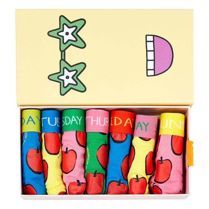 Apple Briefs - Set of 7 | Red- Product image n°0