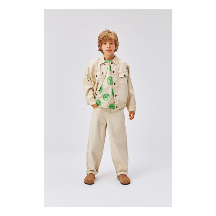 Riley Organic Cotton T-Shirt | Beige- Imagen del producto n°3