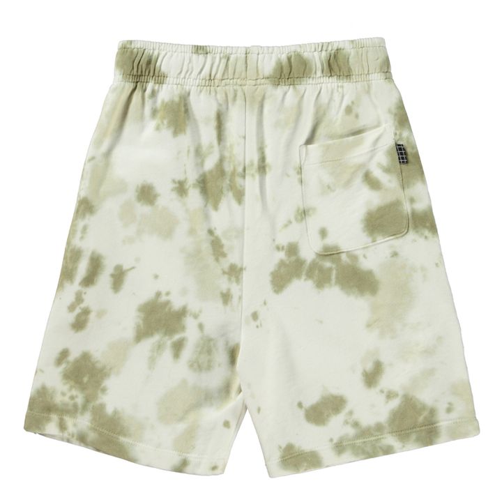 Tie-Dye Organic Cotton Shorts | Verde Kaki- Imagen del producto n°4