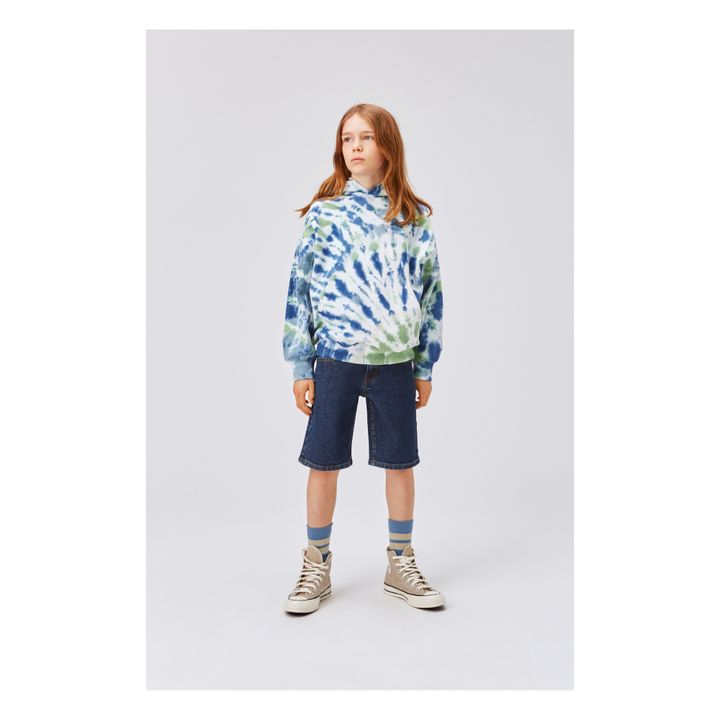 Sweatshirt Tie & Dye Coton Bio Maxx | Blau- Produktbild Nr. 1