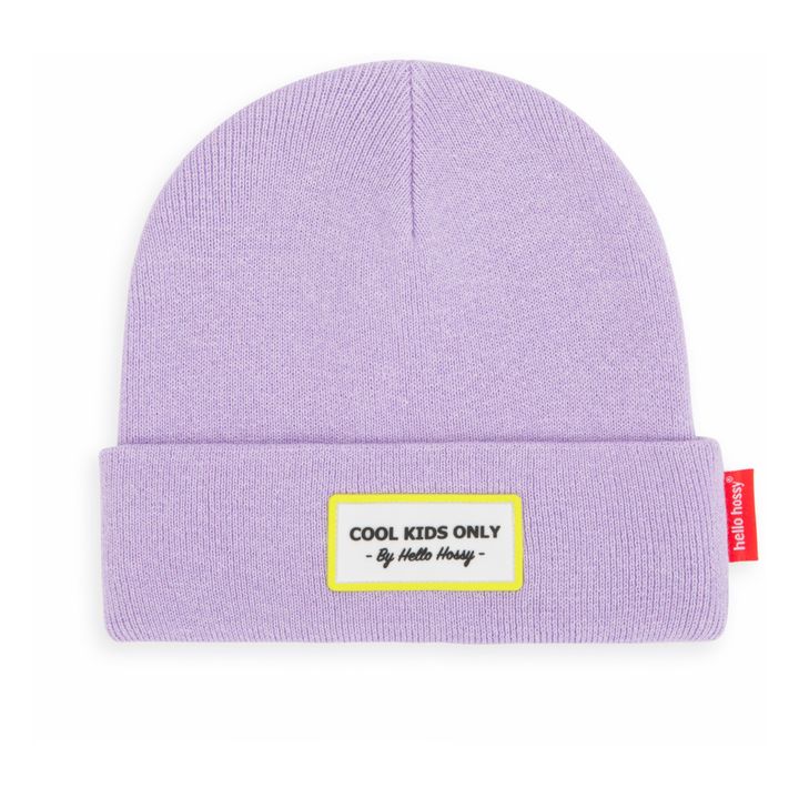 Bonnet Urban Chiné Coton | Lila- Imagen del producto n°0