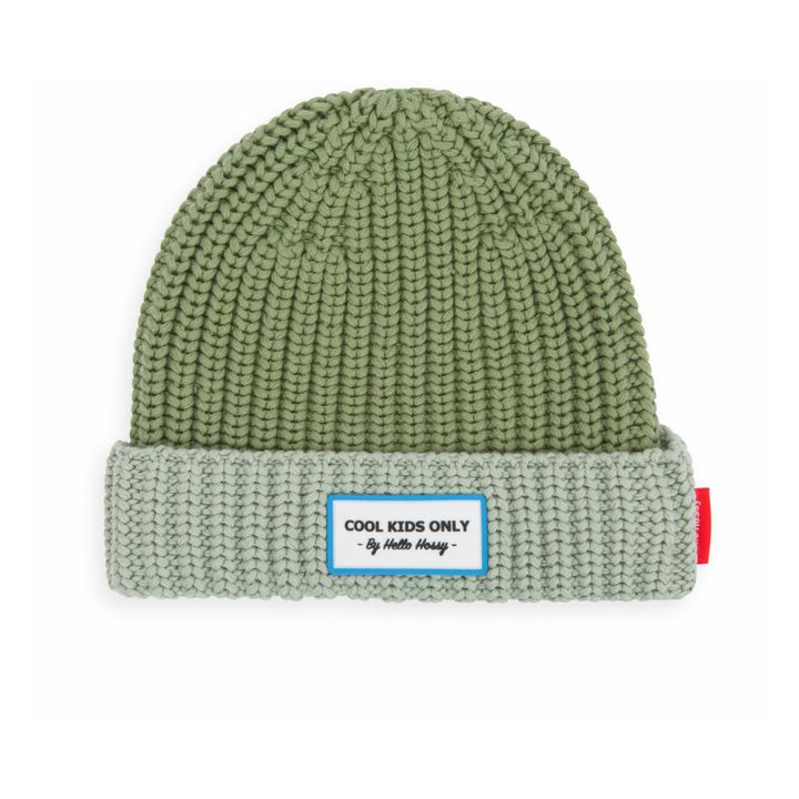 Bonnet Cool Coton Bio | Vert kaki- Image produit n°0