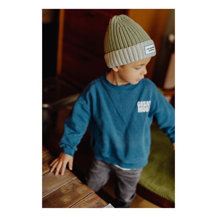 Cool Organic Cotton Beanie | Verde Kaki- Imagen del producto n°3