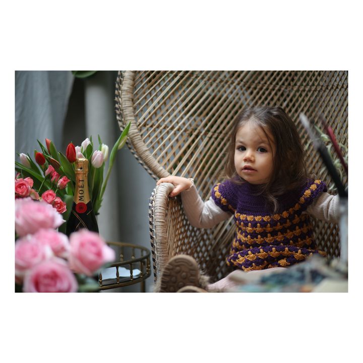 Marion Merino Wool Romper | Ocre- Imagen del producto n°3