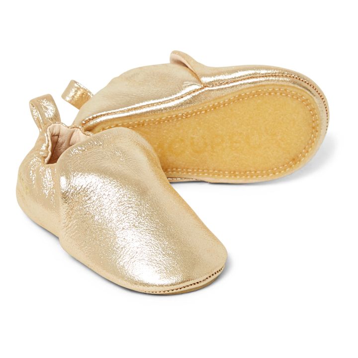 Pantofoline pre-cammino, iridescenti | Dorato- Immagine del prodotto n°1